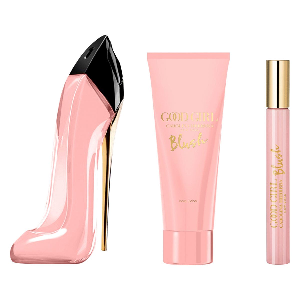 Set para Mujer Carolina Herrera Good Girl Blush EDP 80ml + Body Lotion 100ml + EDP 10ml