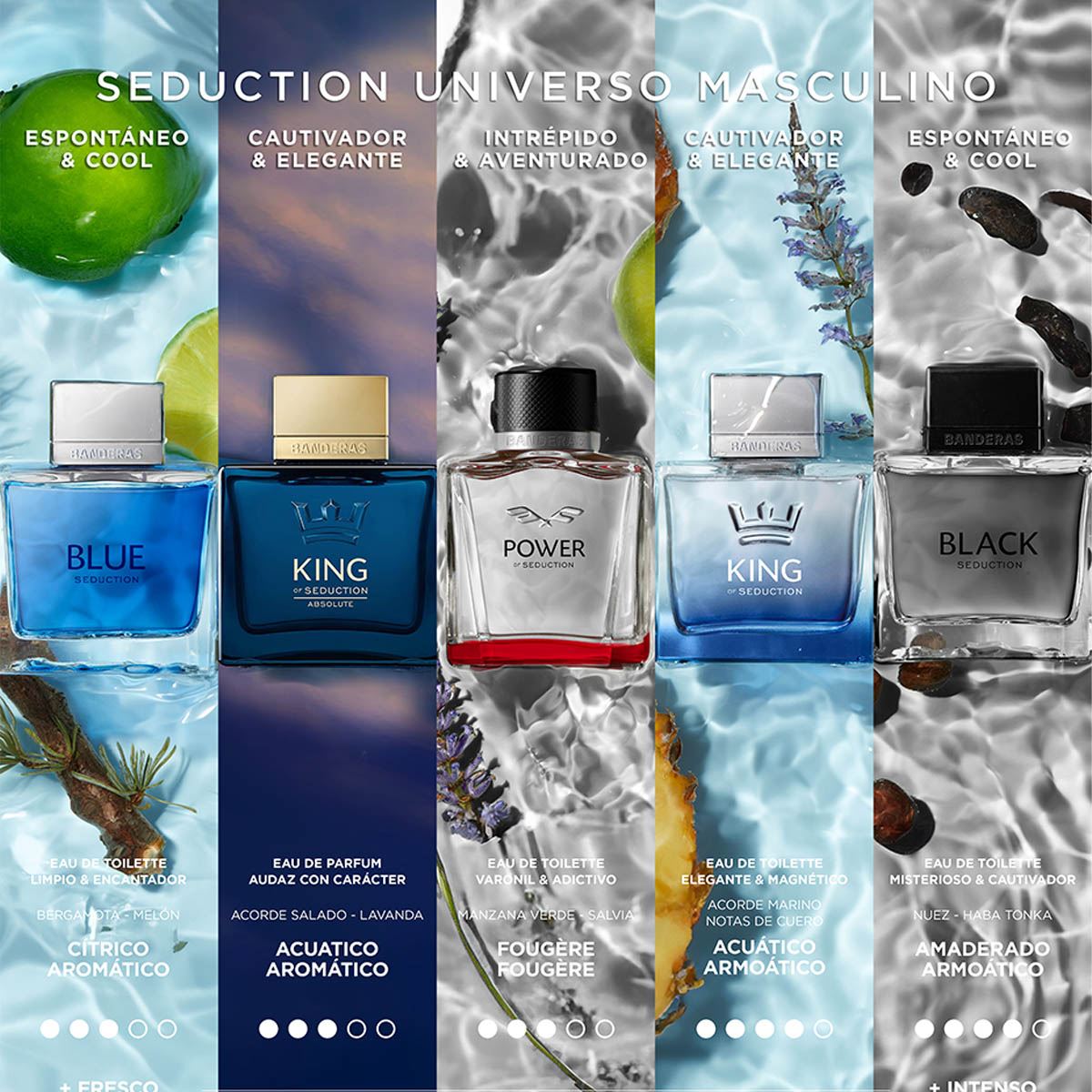 Perfume para Hombre Antonio Banderas King of Seduction Eau de Toilette 200ml