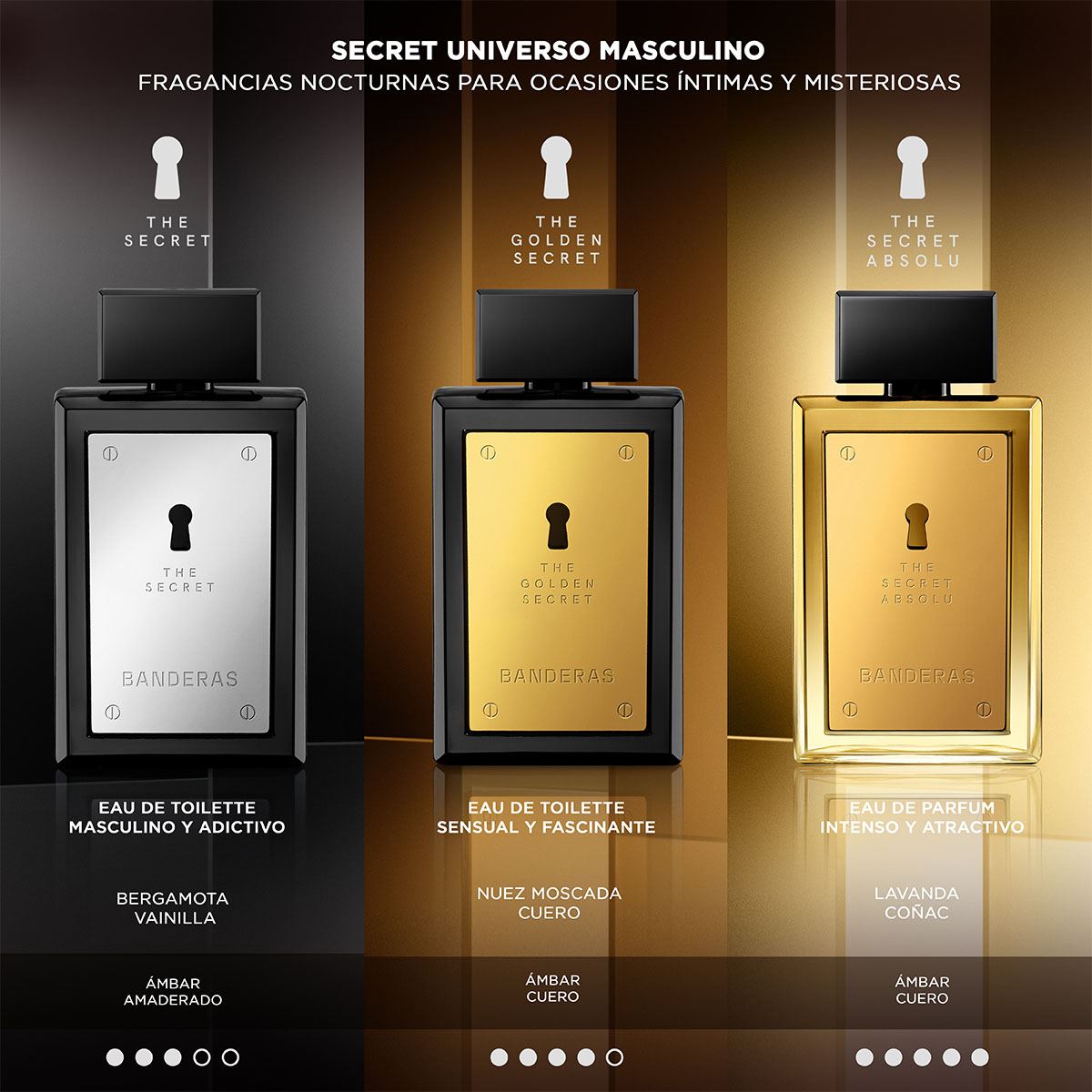 Perfume para Hombre Banderas The Secret Absolu Eau de Parfum 100ml