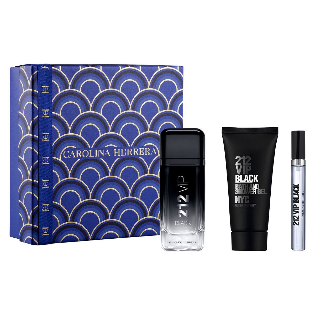 Set para Hombre Carolina Herrera 12 Vip Men Black