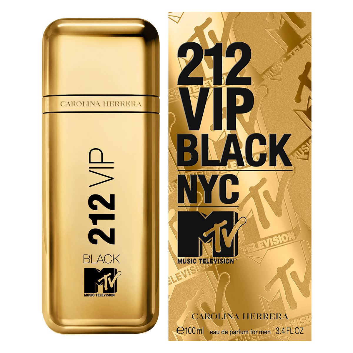 Perfume para Hombre Carolina Herrera 212 Vip Black X MTV Eau de Parfum 100ml