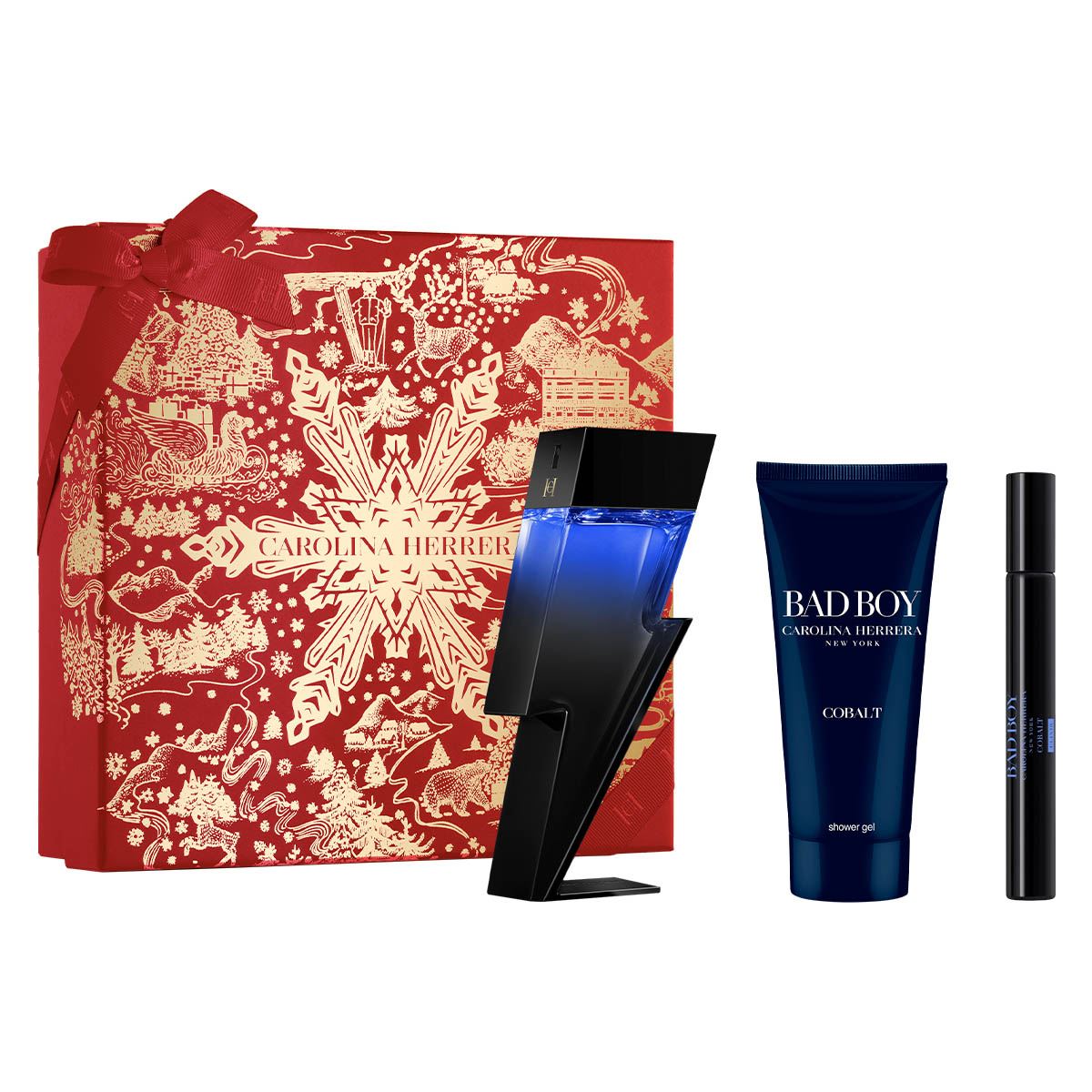 Set para Hombre Carolina Herrera Bad Boy Cobalt Elixir
