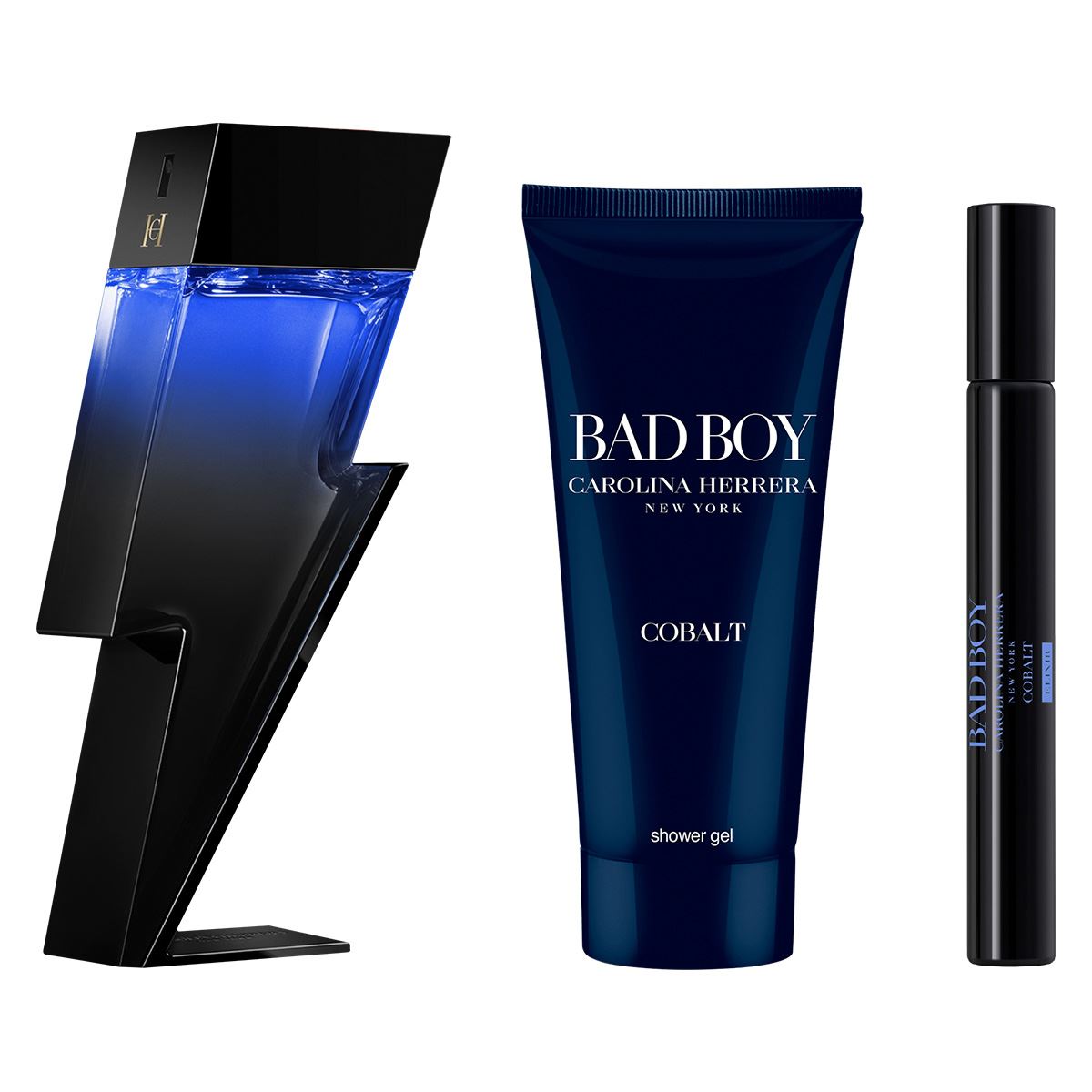 Set para Hombre Carolina Herrera Bad Boy Cobalt Elixir