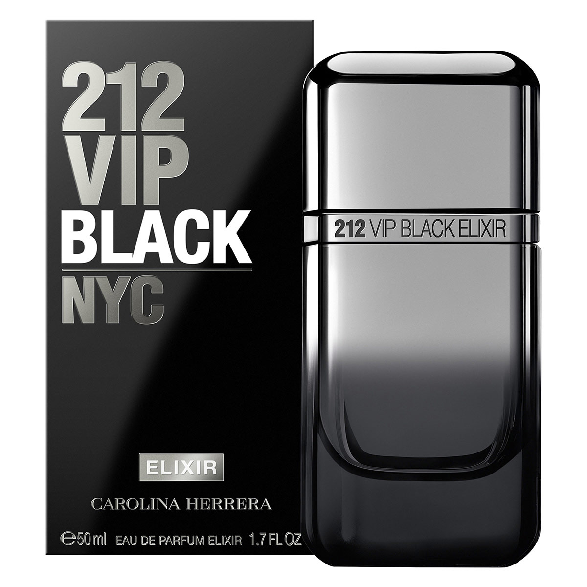 Fragancia Carolina Herrera 212 VIP Black Elixir Eau de Parfum 50 ml para Caballero
