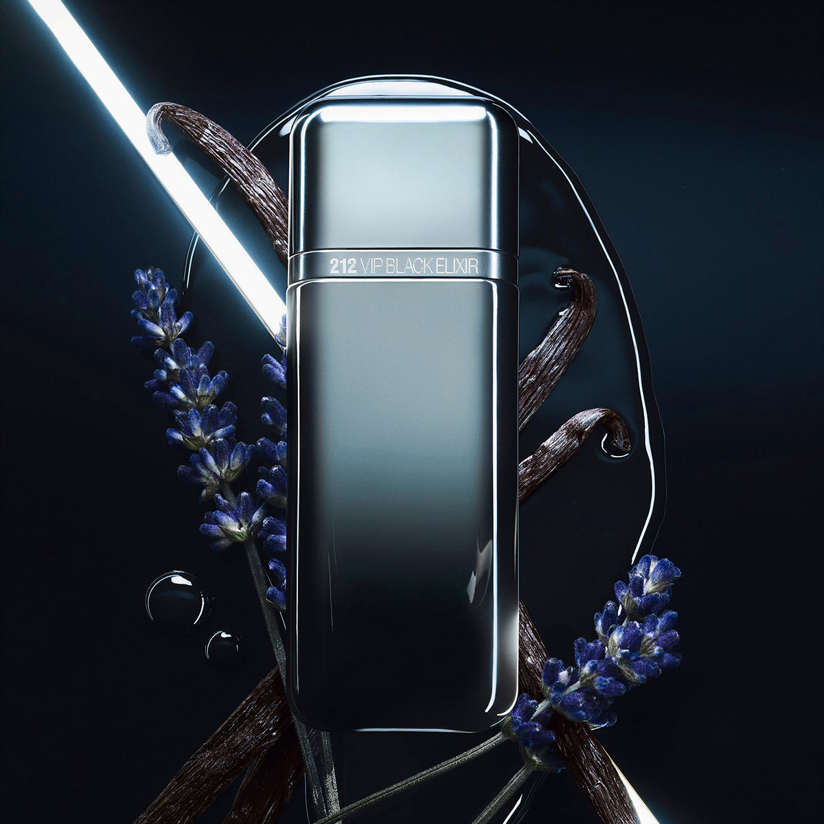 Fragancia Carolina Herrera 212 VIP Black Elixir Eau de Parfum 50 ml para Caballero