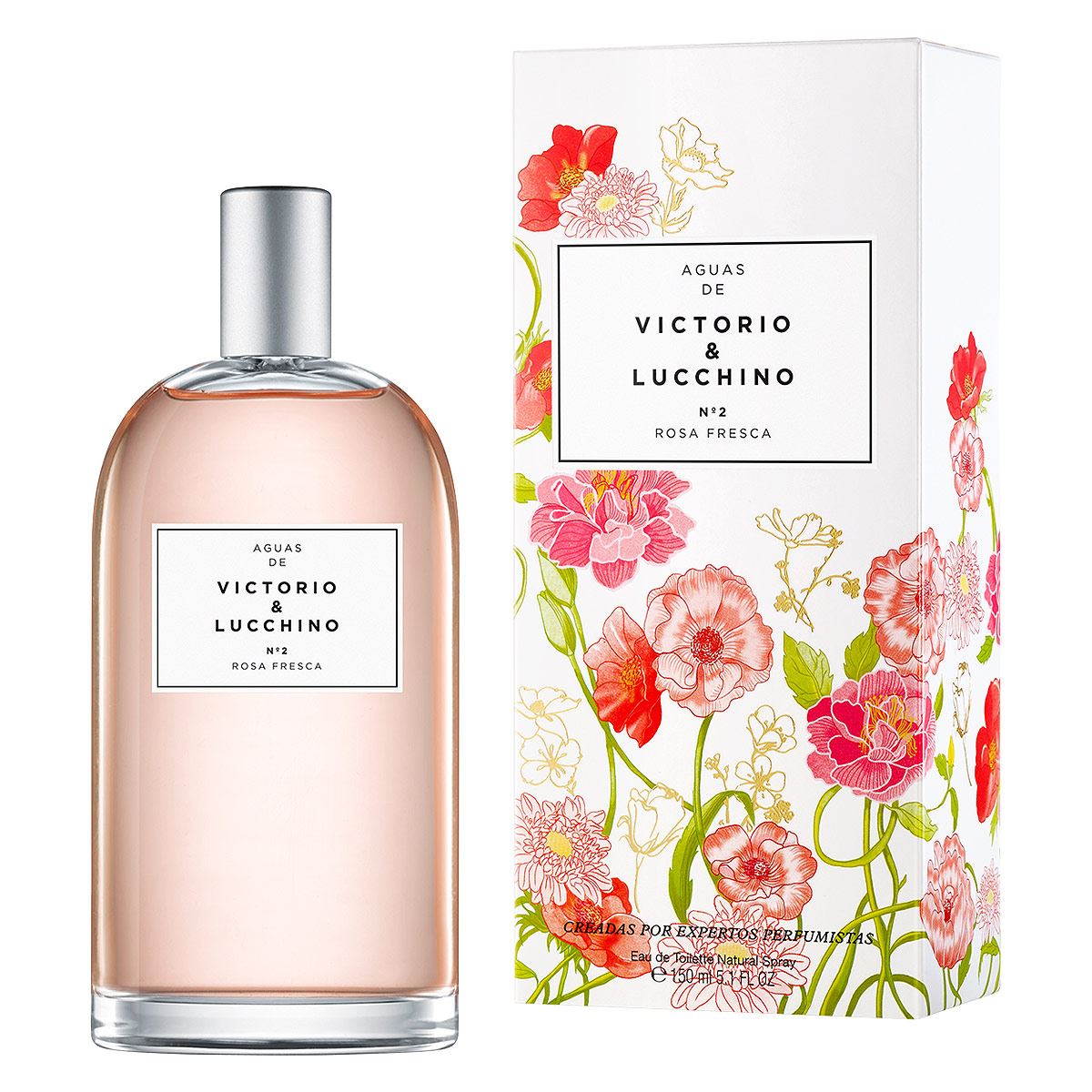 Victorio & Lucchino Agua Nº2 Rosa Fresca EDT 150ML Perfume Para Dama