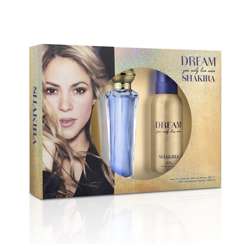 Fragancia Para Dama Set, Shakira Dream EDT 80ML + Desodorante 150ML