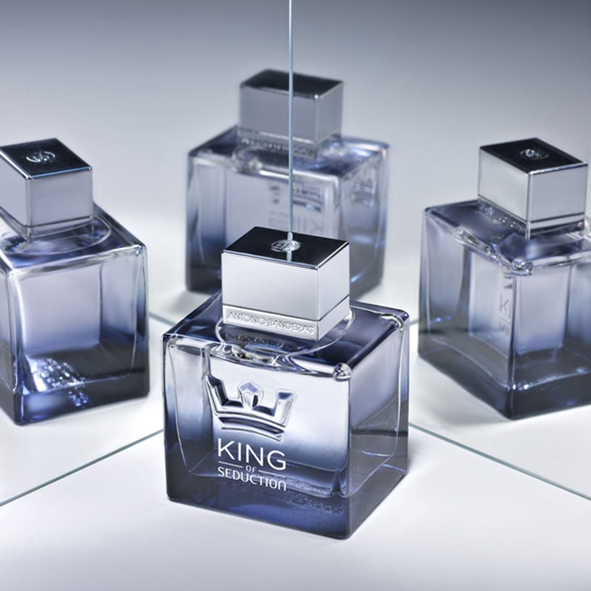 Set para Caballero Antonio Banderas King of Seduction 100 ml + Showergel 75 ml + Aftershave balm 75 ml
