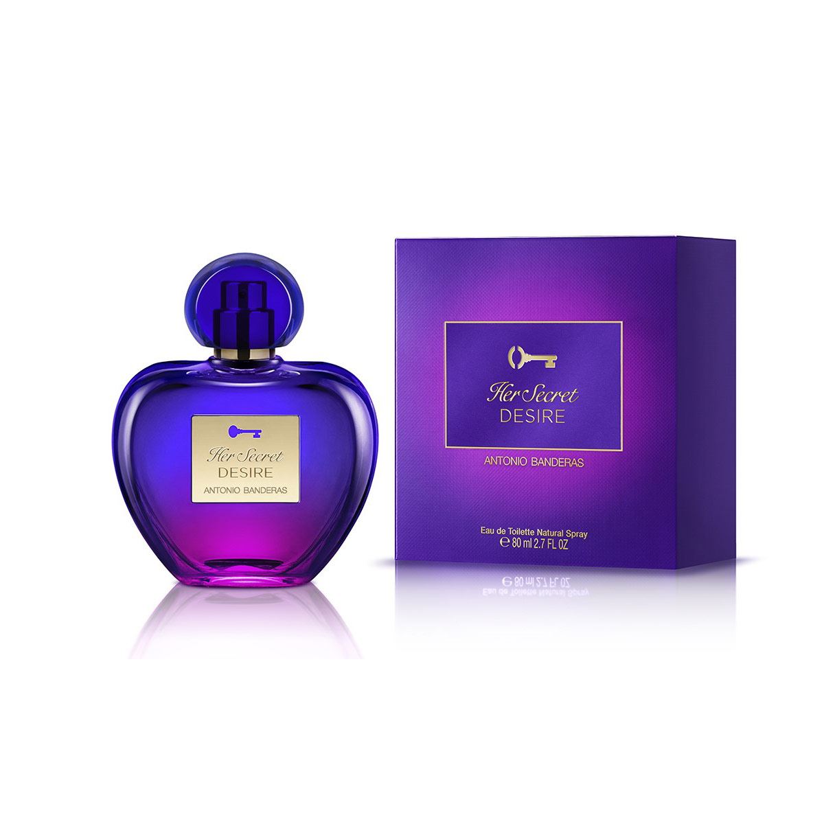 Fragancia para dama, Antonio Banderas, Her Secret Desire, EDT, 80ML
