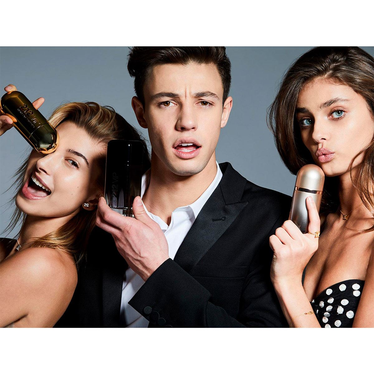 Set para caballero, Carolina Herrera, 212 VIP BLACK, EDP 100ML + Shower gel 100 ML