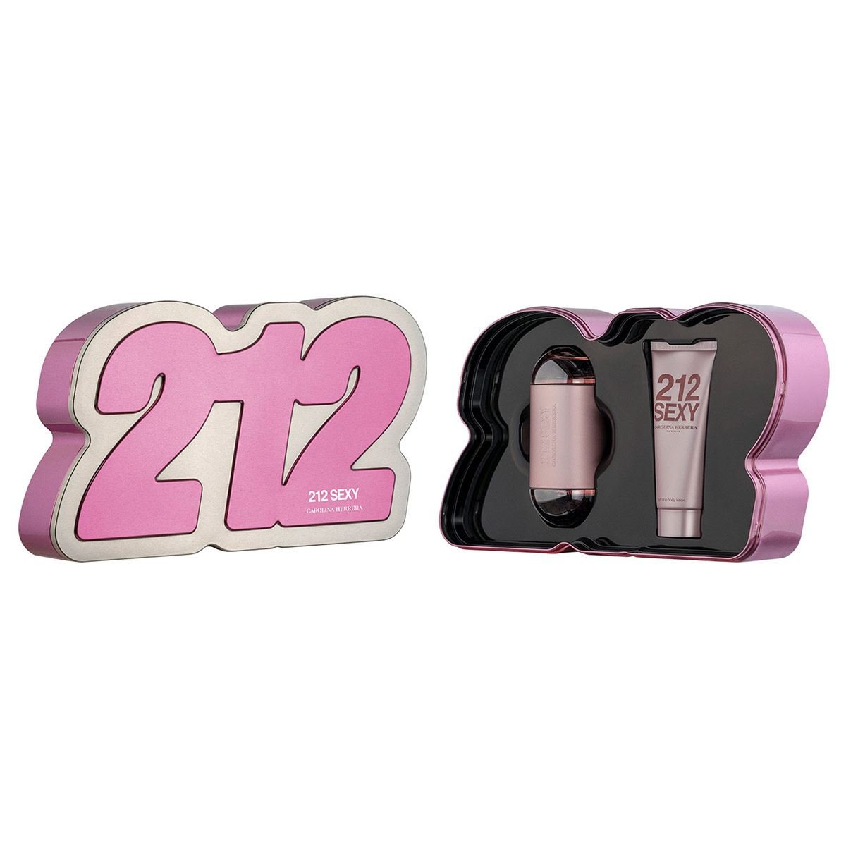 Fragancia Para Dama Set&#44; Carolina Herrera&#44; 212 SEXY EDP 100ML&#43; Body lotion 100ML