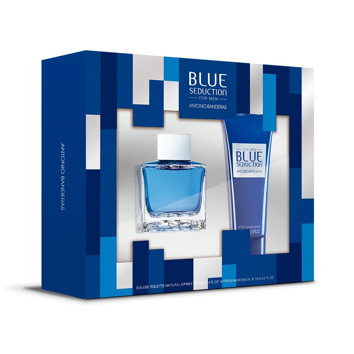 Set para Caballero, Antonio Banderas, Blue Seduction EDT 100ML + After Shave  75ML