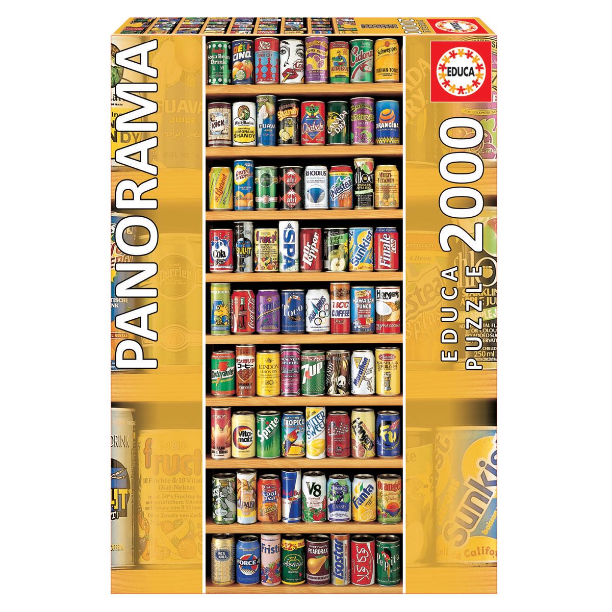 Rompecabezas 2000 piezas lata sobre lata-panorama