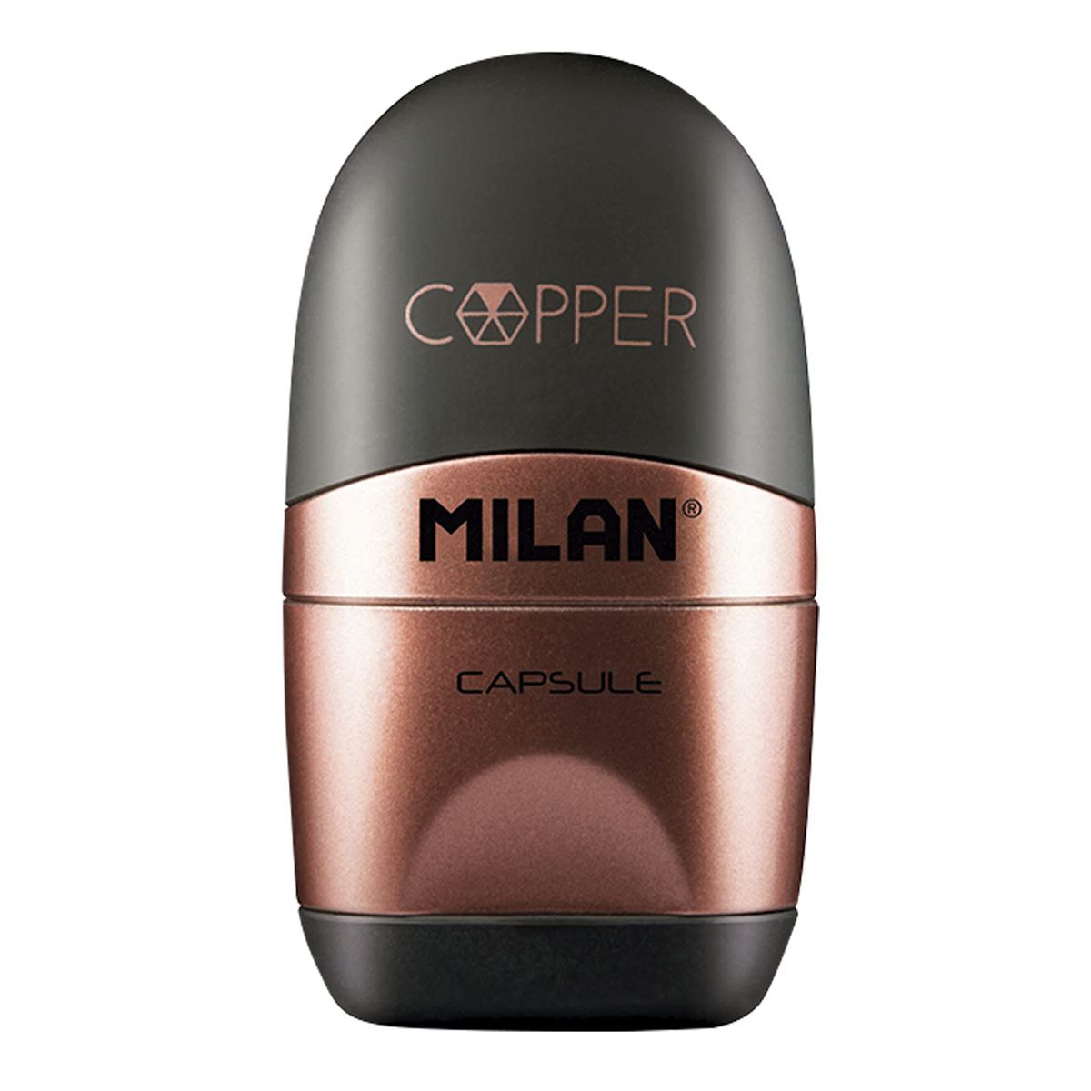 Goma y Sacapuntas Capsula Cobre Milan
