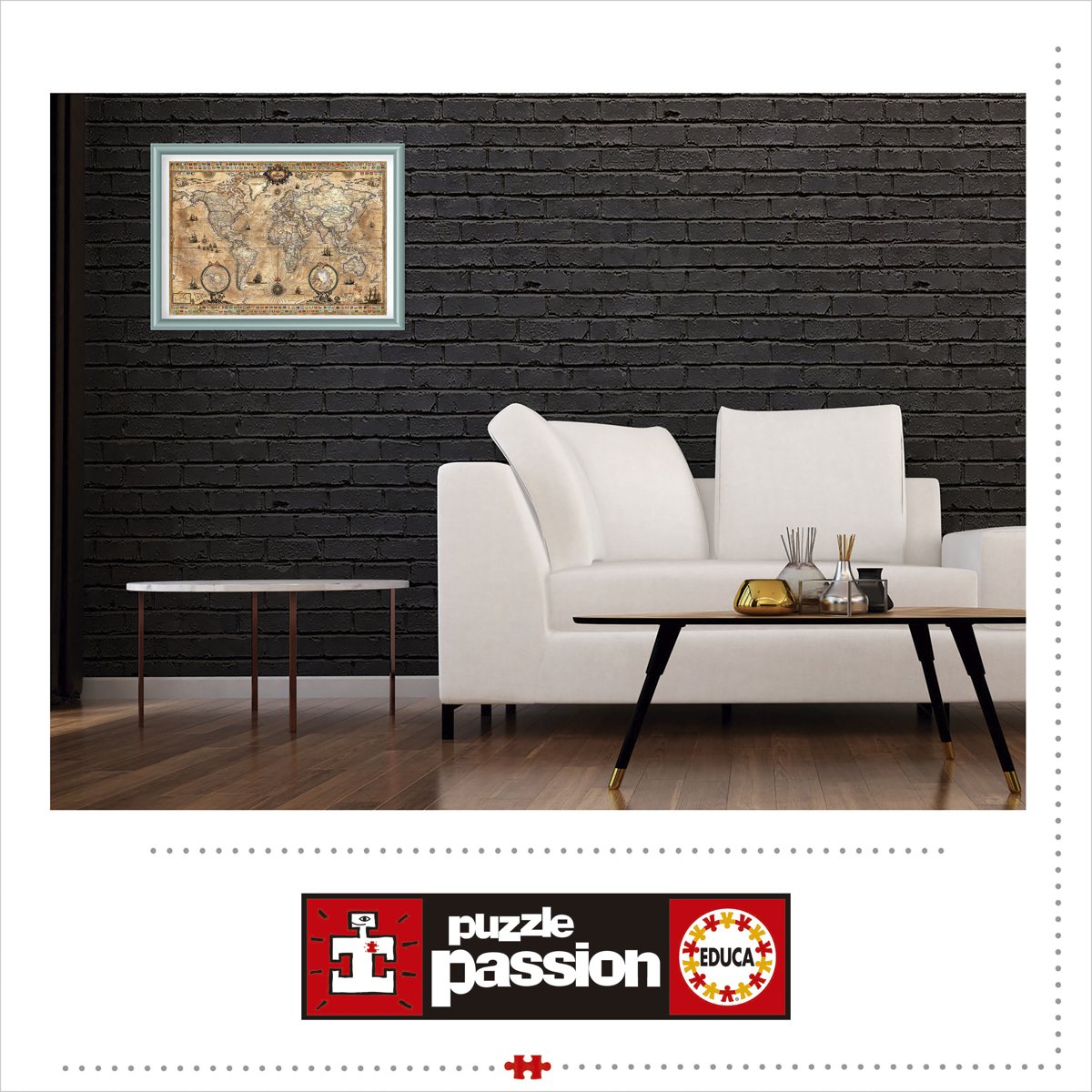 Rompecabezas Mapamundi de 1000 Piezas Educa