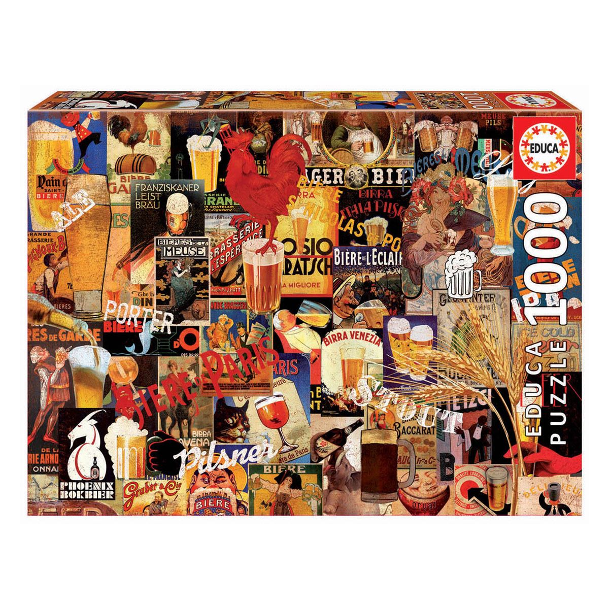 Rompecabezas Collage de Cervezas Educa