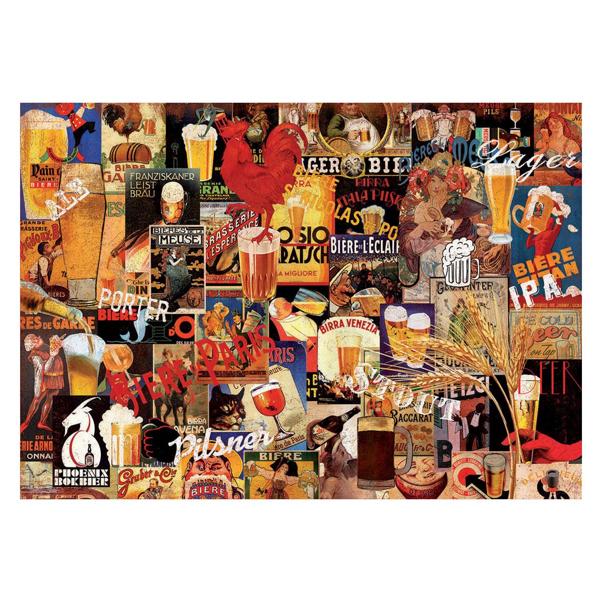 Rompecabezas Collage de Cervezas Educa