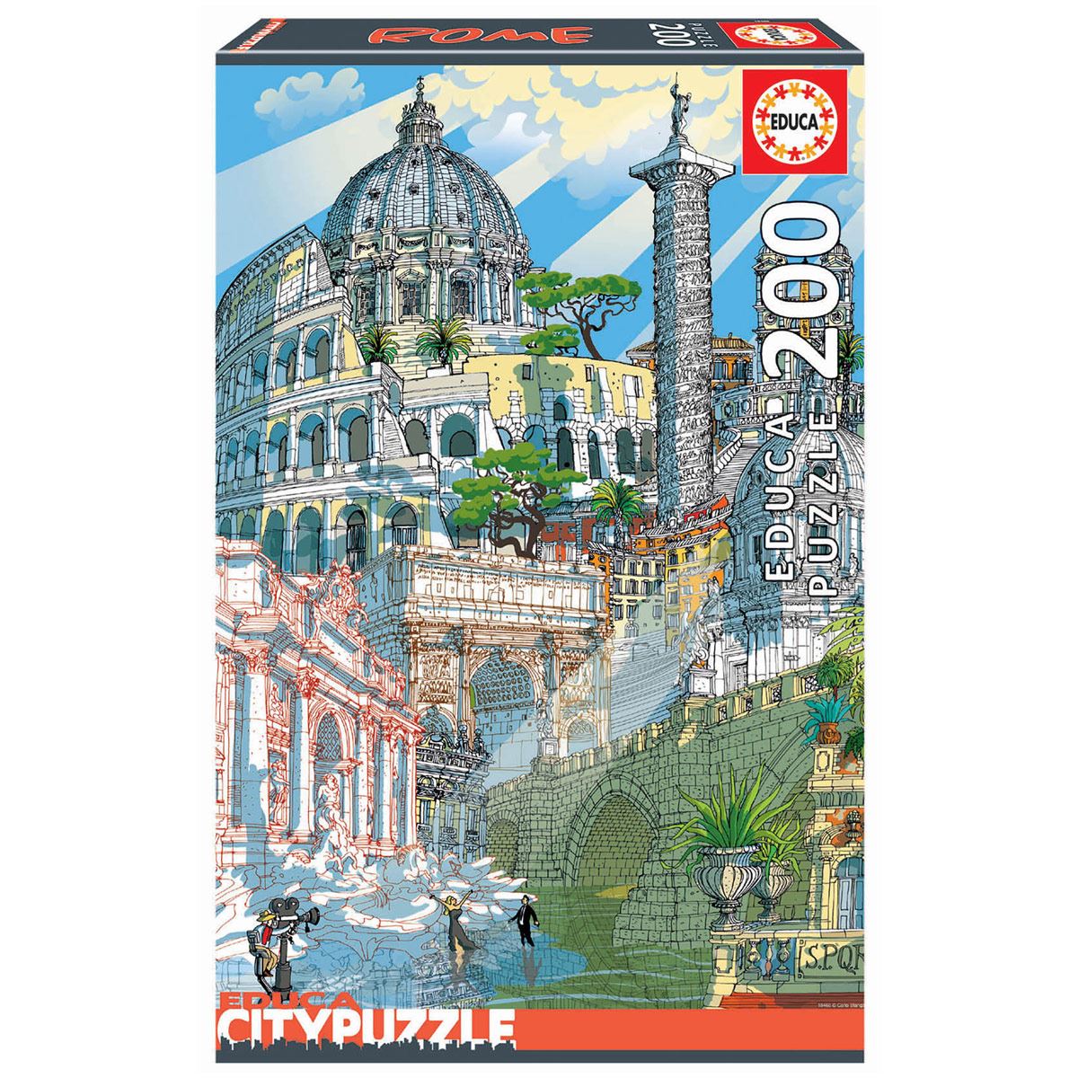 Rompecabezas 200 piezas Roma
