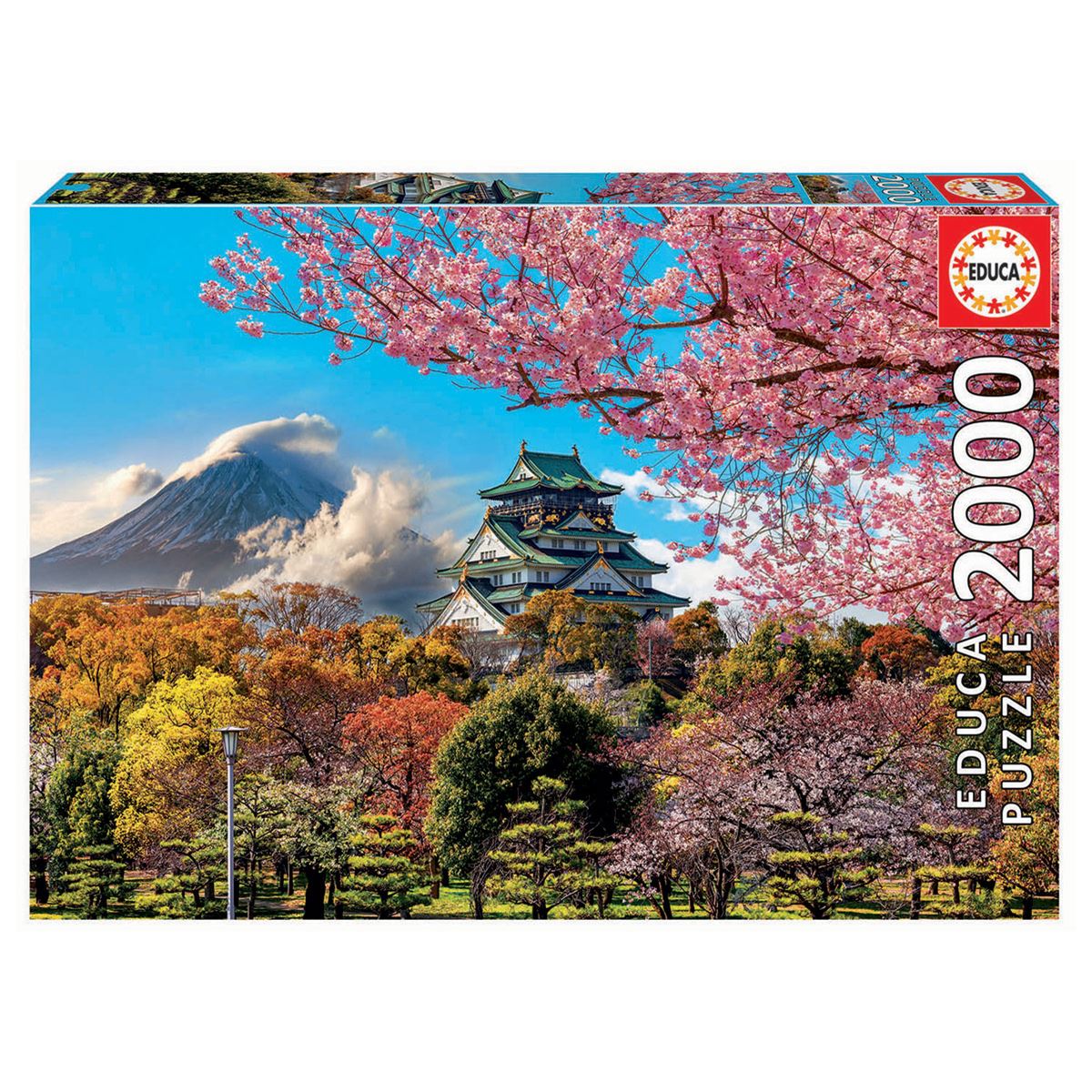Rompecabezas 2000 piezas castillo Osaka Japón