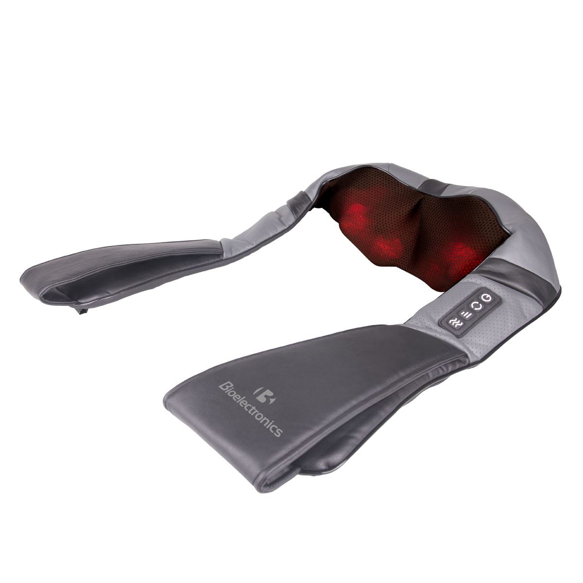 Masajeador  de Cuello y Espalda Baja-Alta, Tipo Shiatzu Rotativo Con Calor Bioelectronics