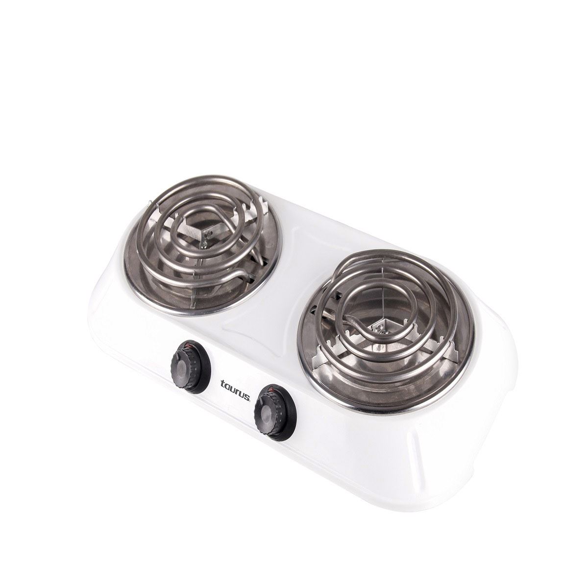 Parrilla Eléctrica Doble Alpha Taurus Blanca