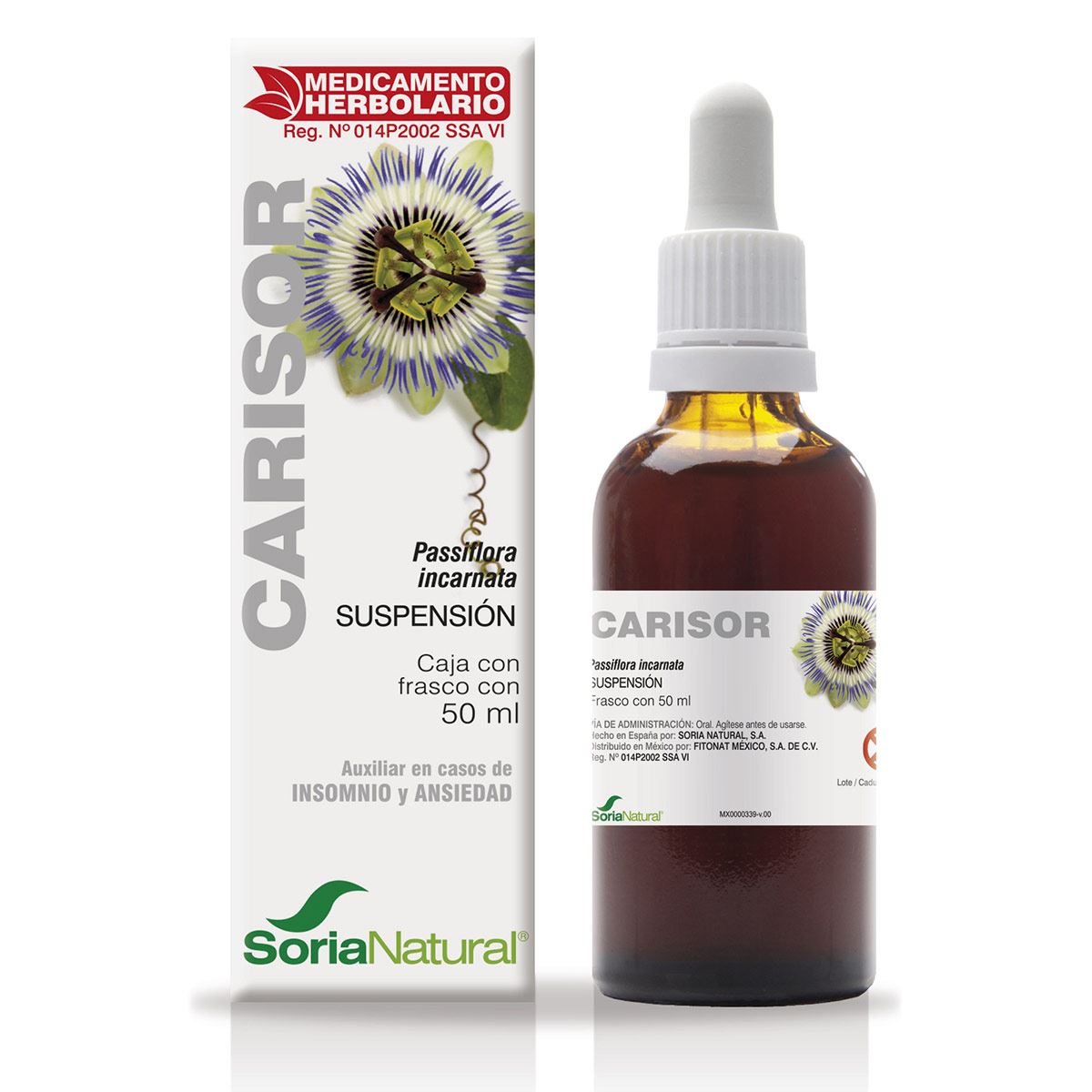 Pasiflora&#45;Carisor 50 ml Soria Natural