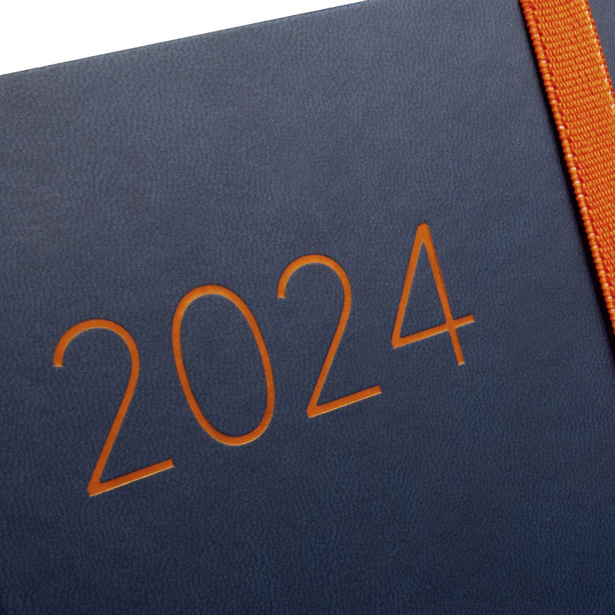 Agenda Lisa Fa5 Semana Vista Vertical 2024 Azul