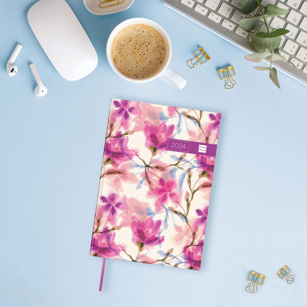 Agenda Porto Design Y10 Semana Vista Vertical 2024 Lila