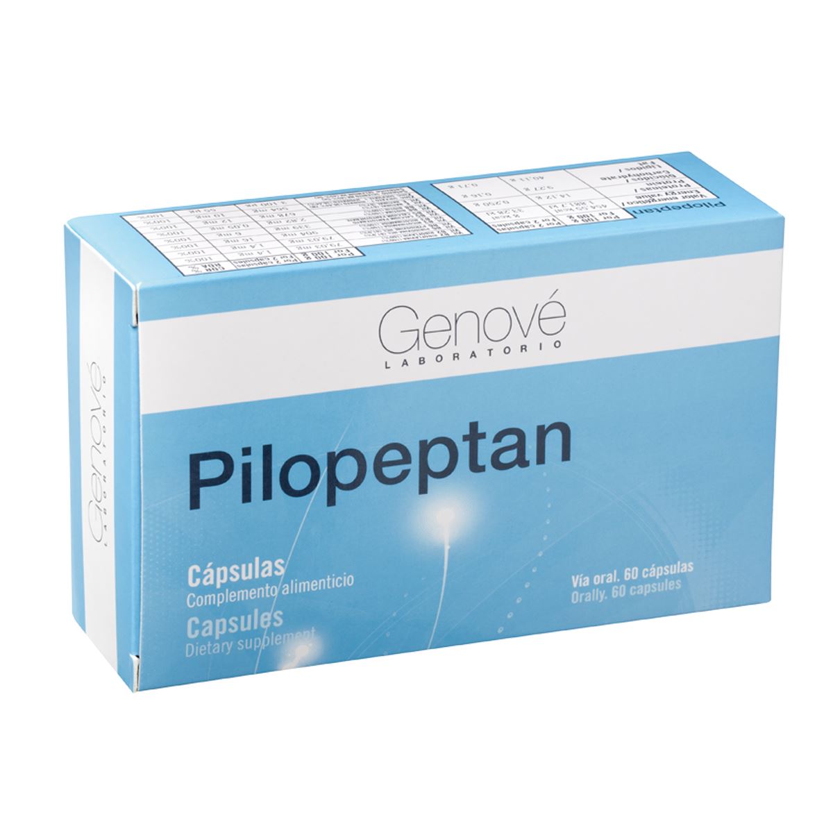Genové Pilopeptan 60 cápsulas