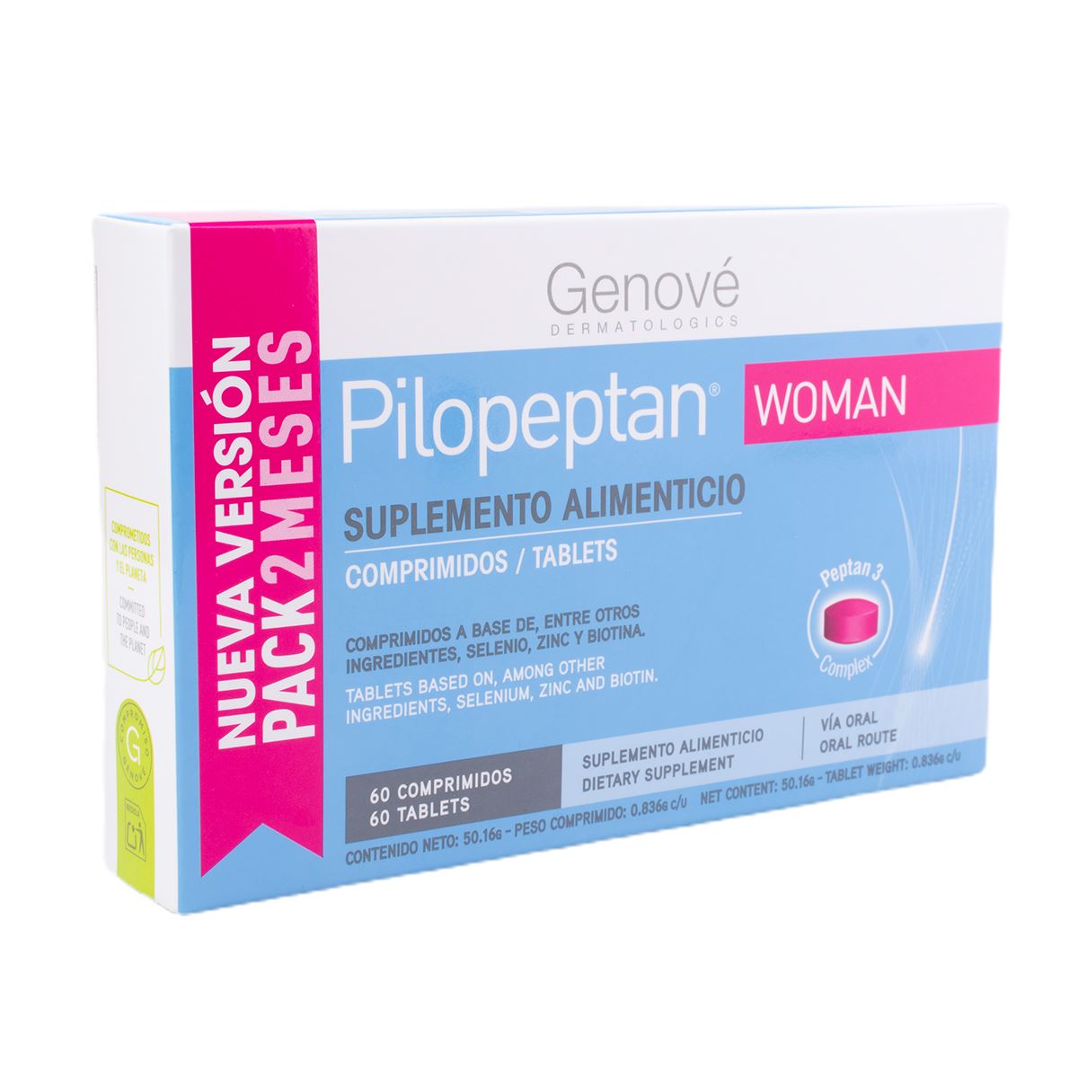 Genové Pilopeptan Woman 60 comprimidos