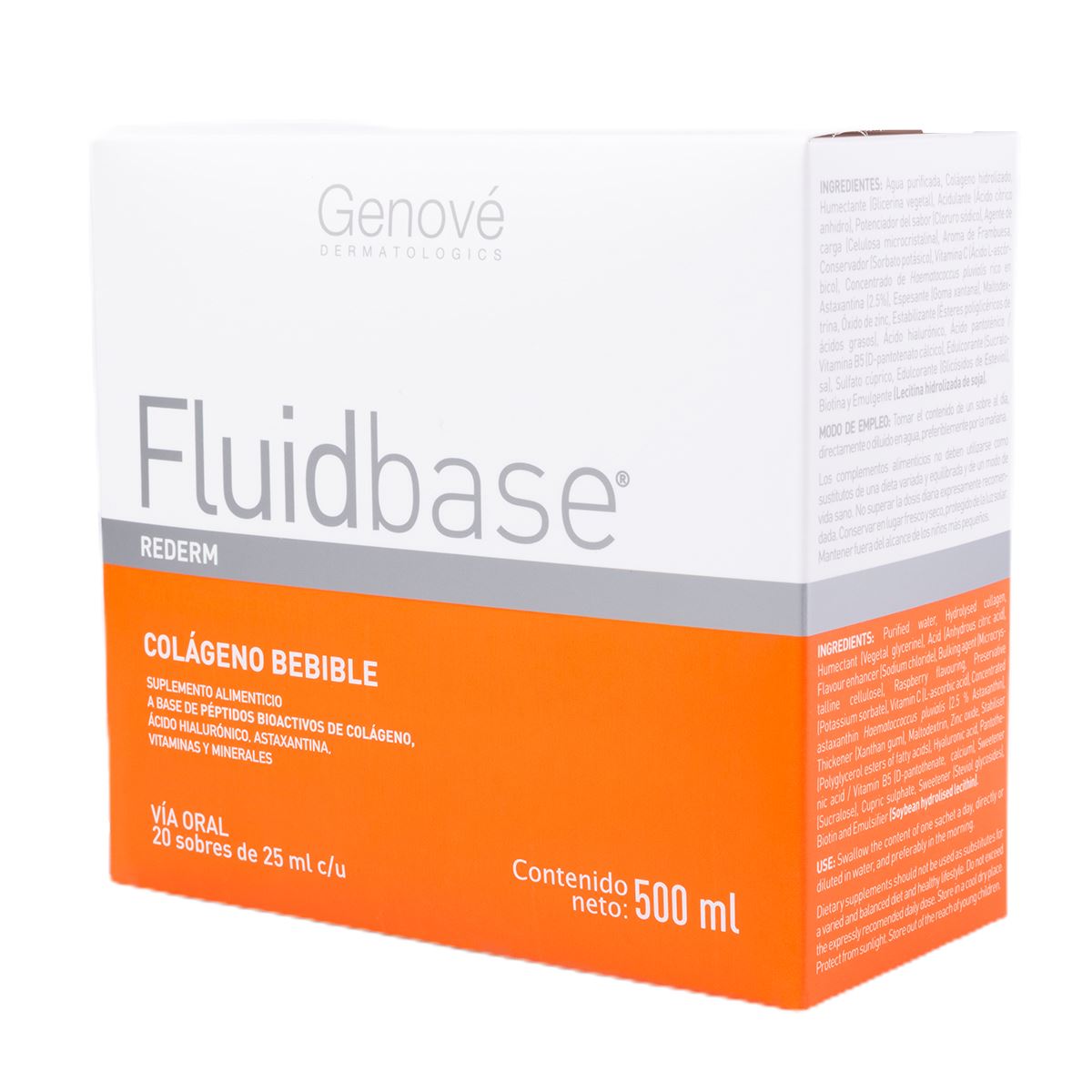 Genové Fluidbase Rederm Colágeno Bebible
