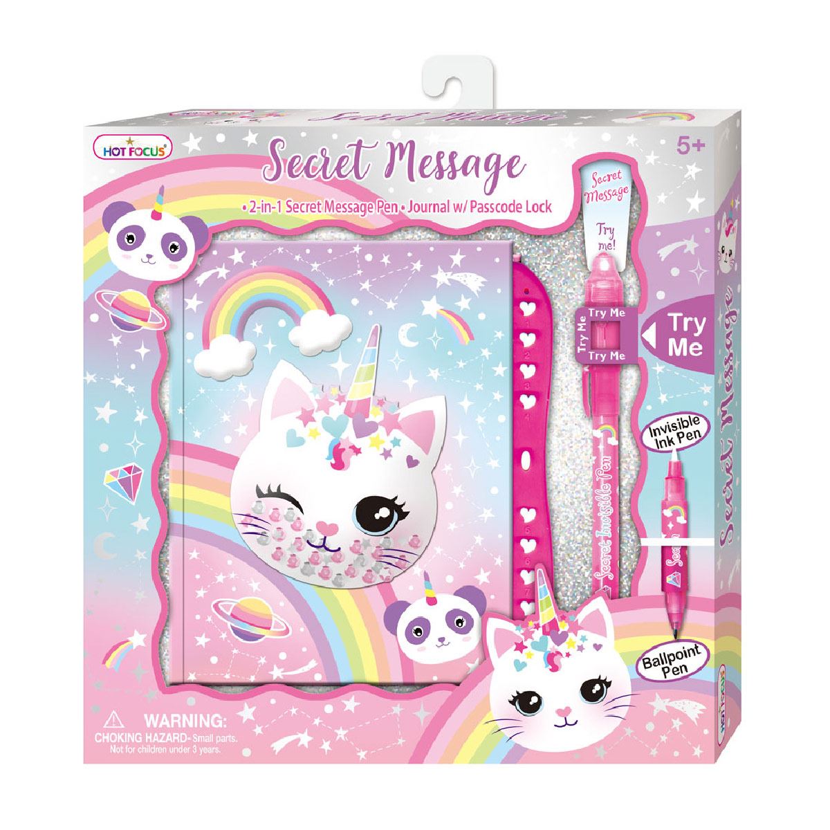 Juego de Mensajes Secretos Caticorn Hot Focus