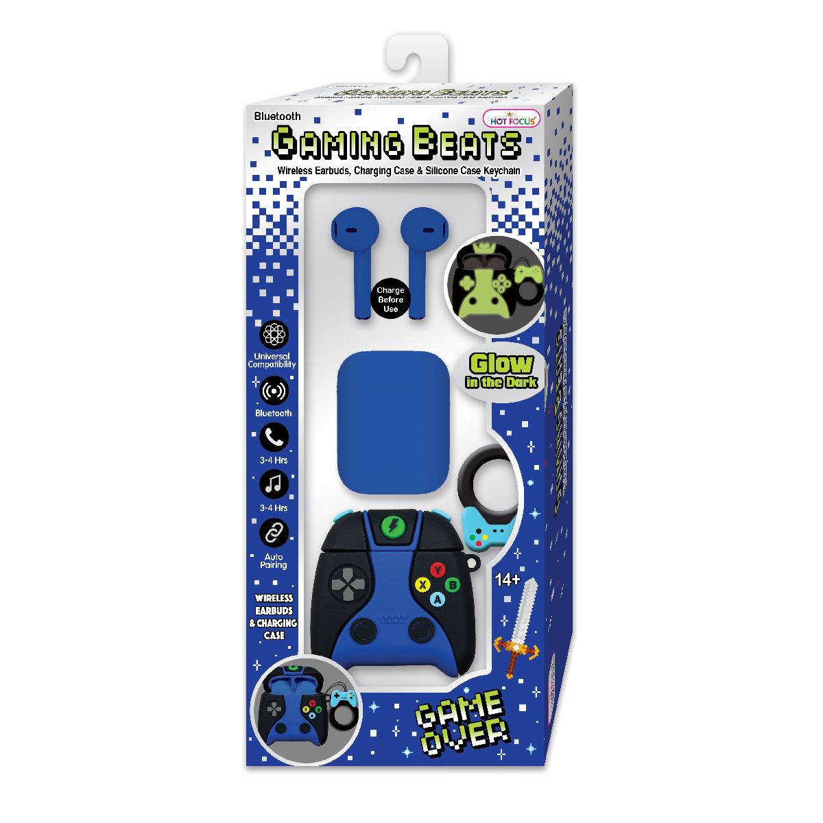 Juego De Audifonos Gaming Beats Con Estuche Hot Focus 622ngc