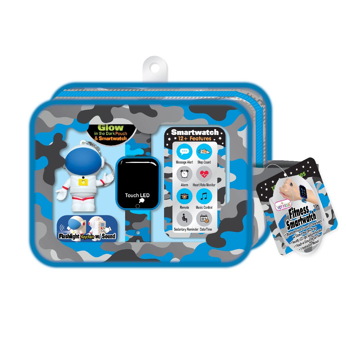 Juego De Reloj Fitness Con Accesorios Camuflaje Hot Focus 614camo