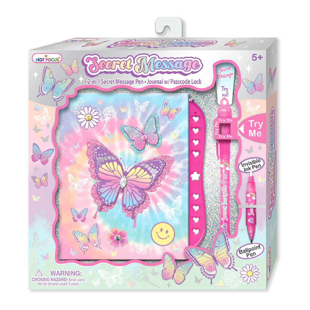 Juego de Mensajes Secretos Mariposa Hot Focus