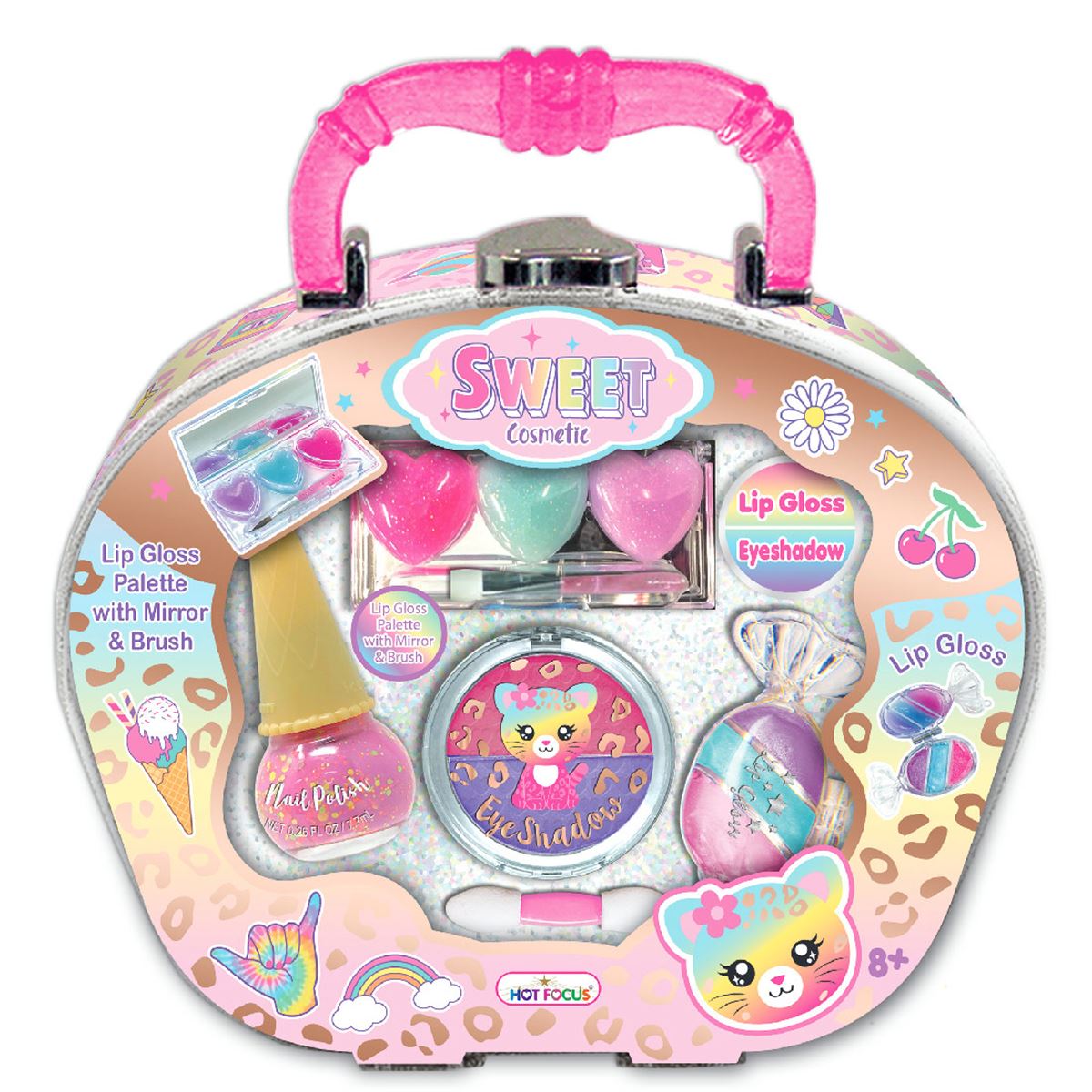 Dulce Juego de Cosméticos Leopardo Hot Focus