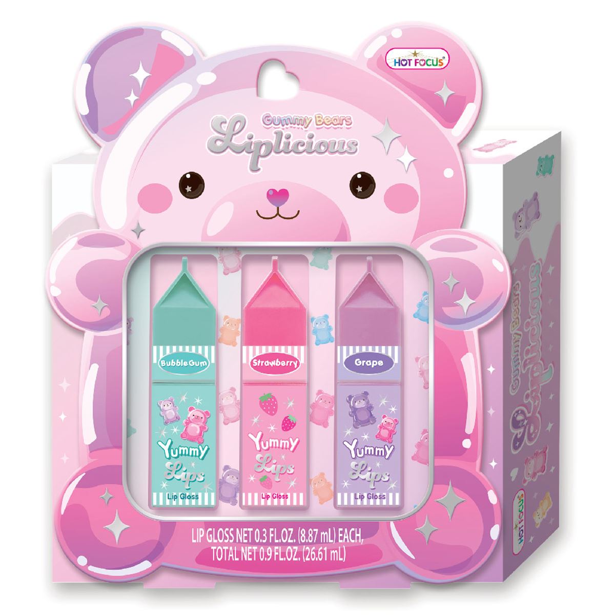 Juego para Labios Gummy Bear Hot Focus
