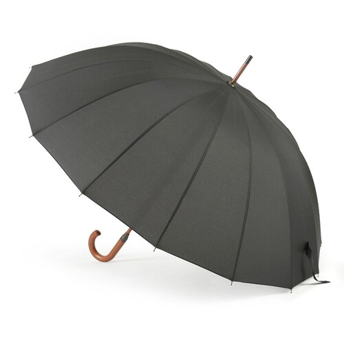 Paraguas Largo Manual Negro 79588