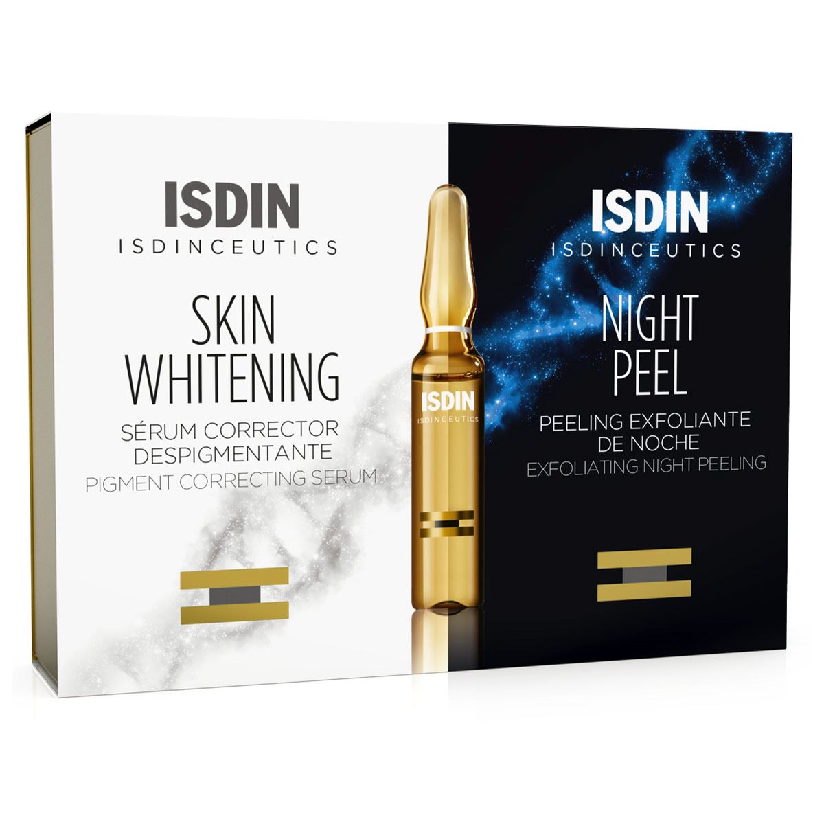 Ampolletas Skin Whitening & Night Peel Isdin