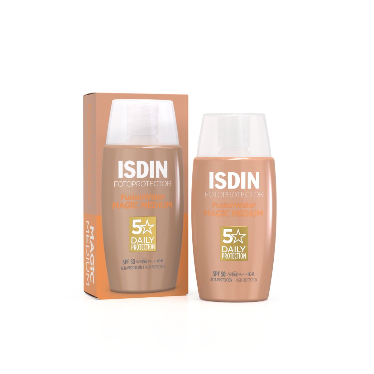 Fotoprotector Isdin SPF50 Fusion Water Magic Medium 50ml