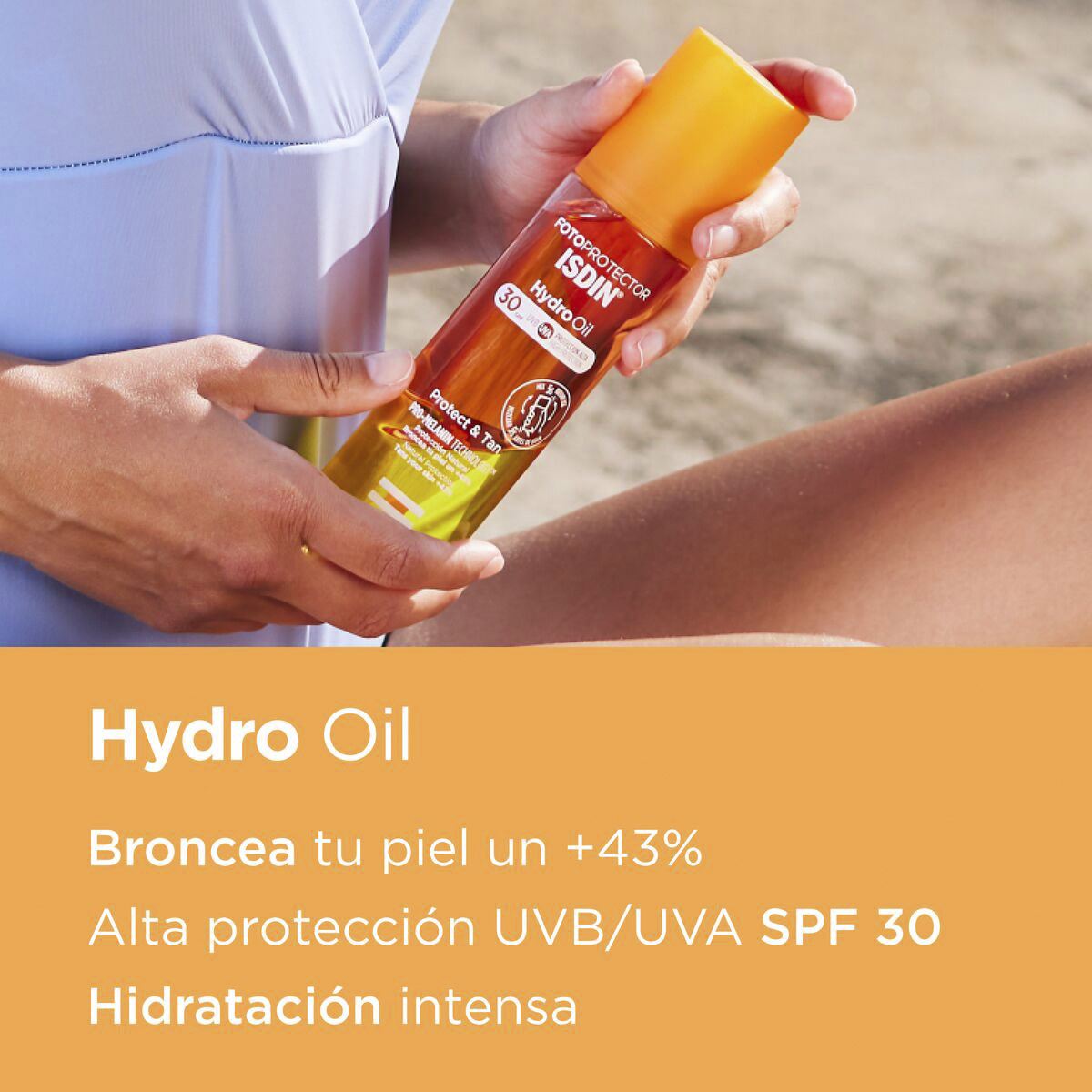 Fotoprotector Hydro Oil SPF50 200ml Bloqueador