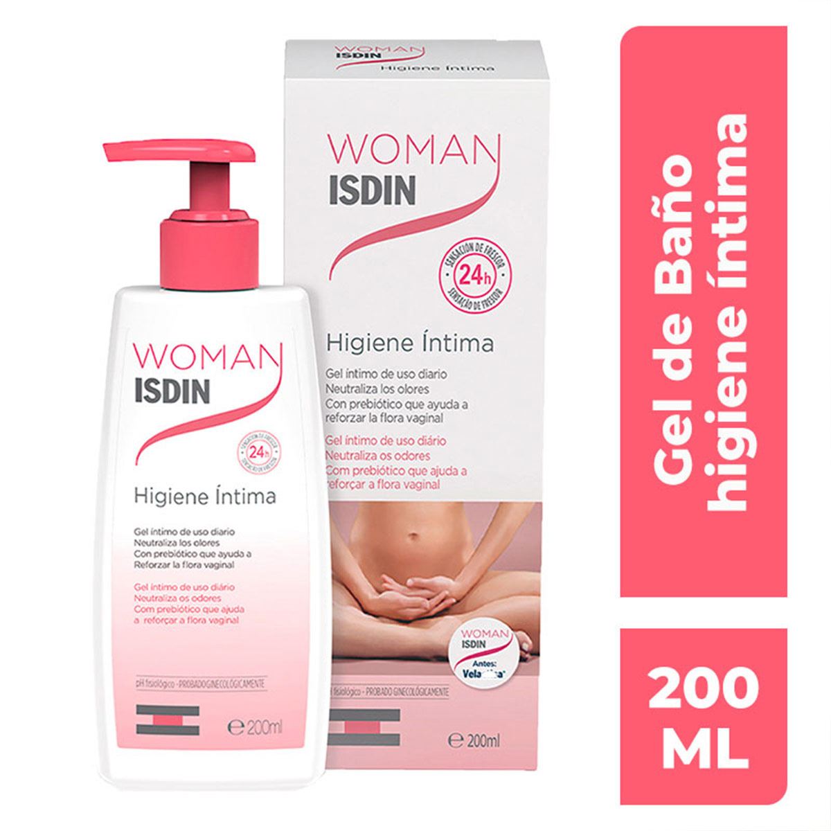 Woman Higiene Íntima 200ml Gel íntimo Uso Diario