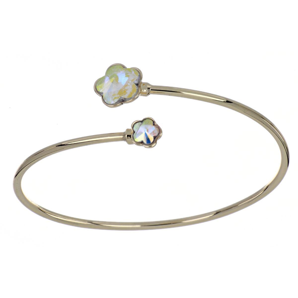 Brazalete Doble Cuadro Amatista Rosa Con Diamante - Victoria Fine Jewelry