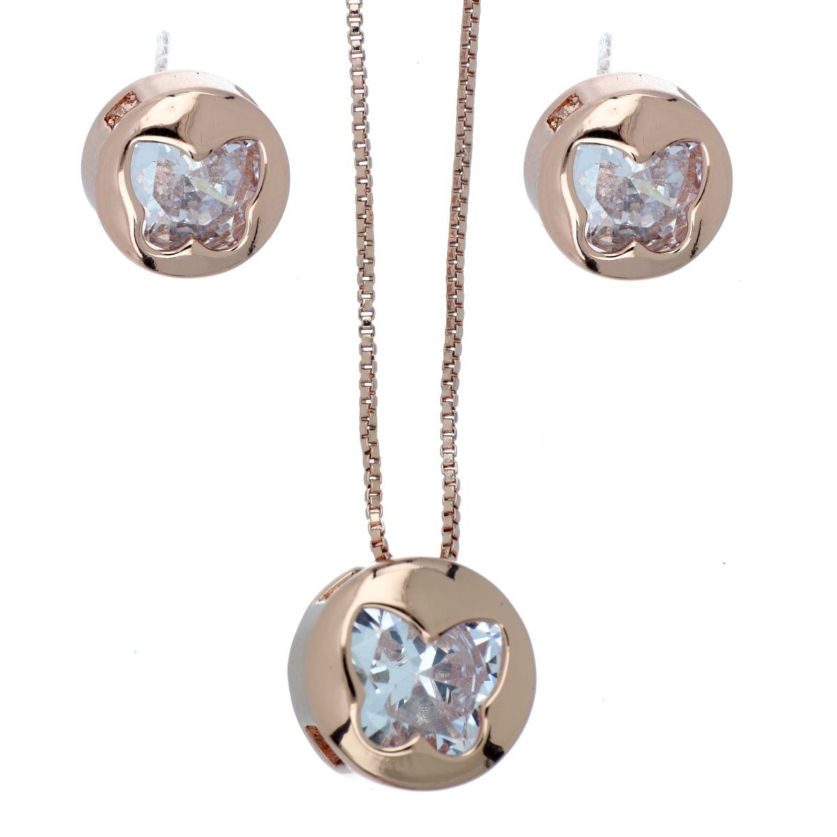 Pendientes Niña Juego De Joyas Para Dama De Honor Para Mujer