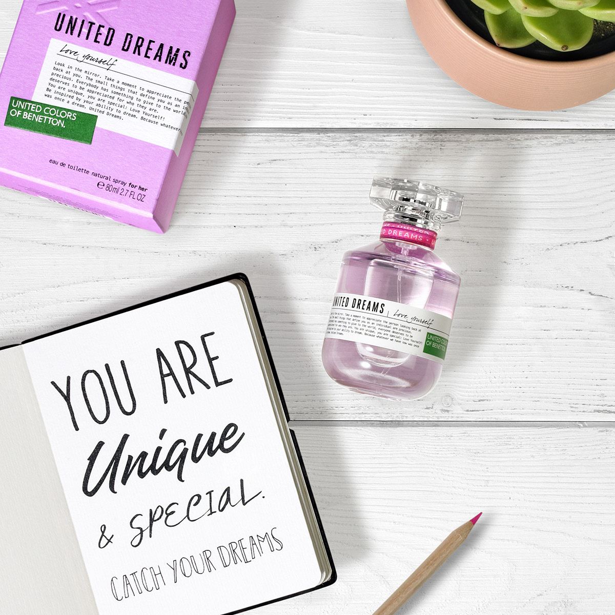 Fragancia para Dama, Benetton United Dreams Love Yourself EDT 80 ml