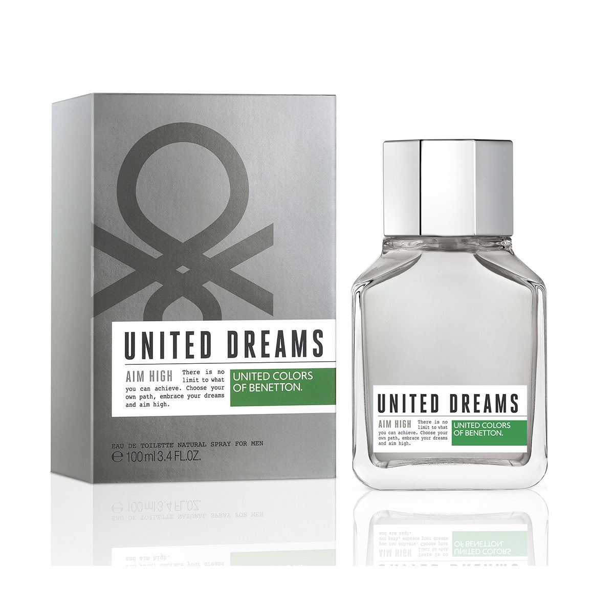 Fragancia para Caballero Benetton United Dreams Aim High EDT 100 ml