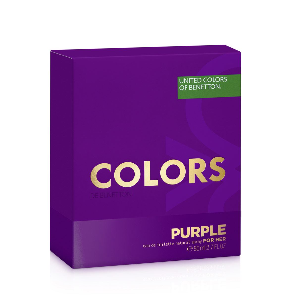 Fragacia para dama, Benetton Colors collector Purple,EDT 80ML