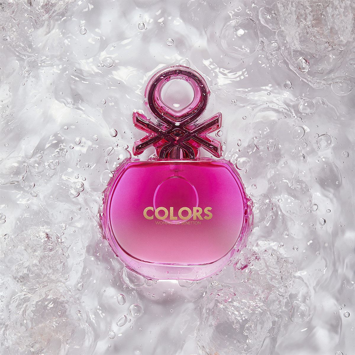 Set para dama, Benetton, Colors Pink, EDT 80 ml+ body lotion 75 ml