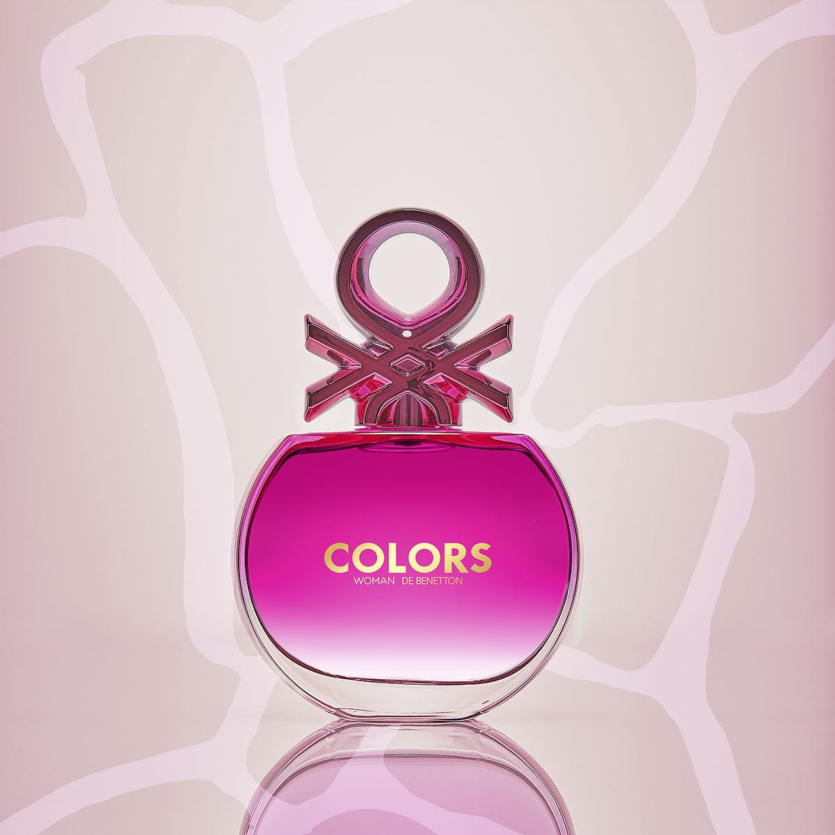 Set para dama, Benetton, Colors Pink, EDT 80 ml+ body lotion 75 ml