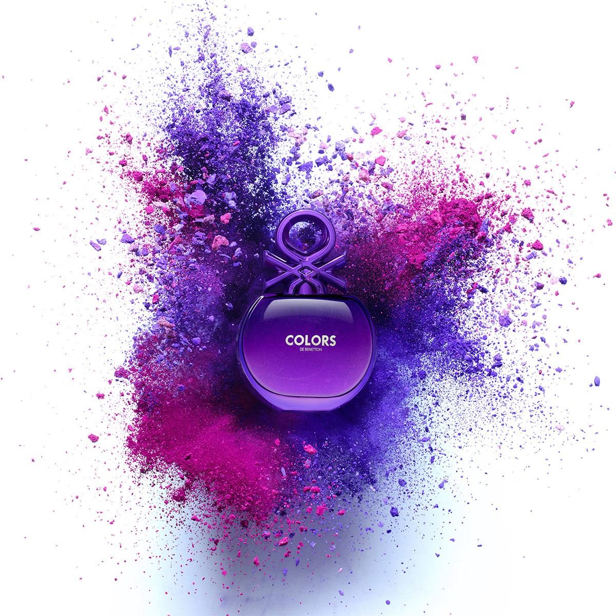 Set para dama&#44; Benetton Colors collector Purple&#44; EDT 80ML &#43; bodylotion 75ML